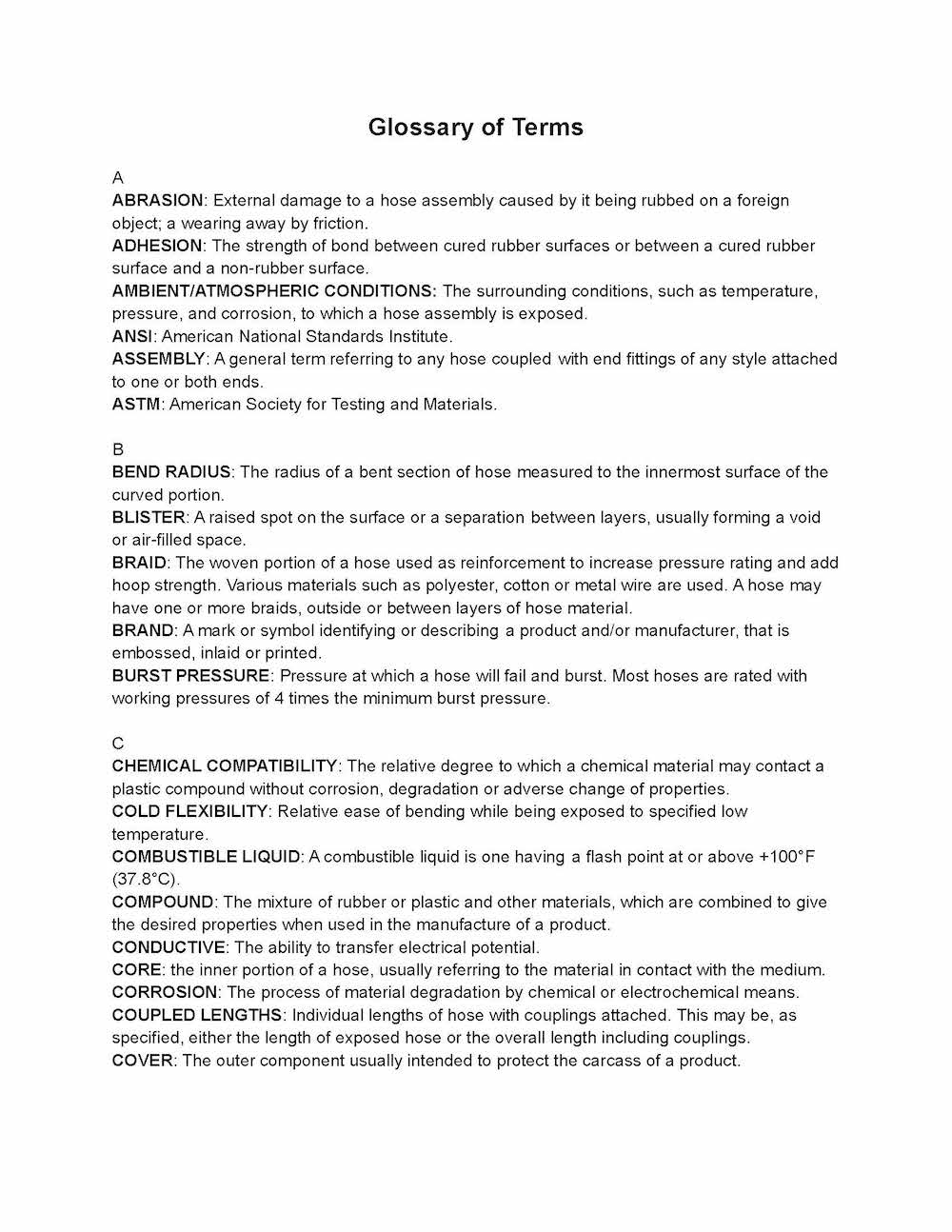 Resources Harrison Hose and Tubing